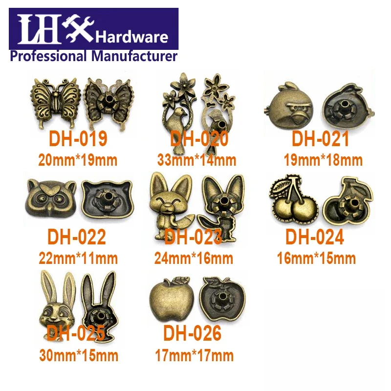 Rose DIY Handbag Cloth Crafts Accessories 10pcs/lot Vintage Bronze Color Zinc Alloy Snap Button Hardware I