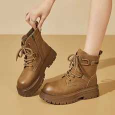 

Literary and artistic shoes, retro thick-soled boots (ask Q for the small video)
