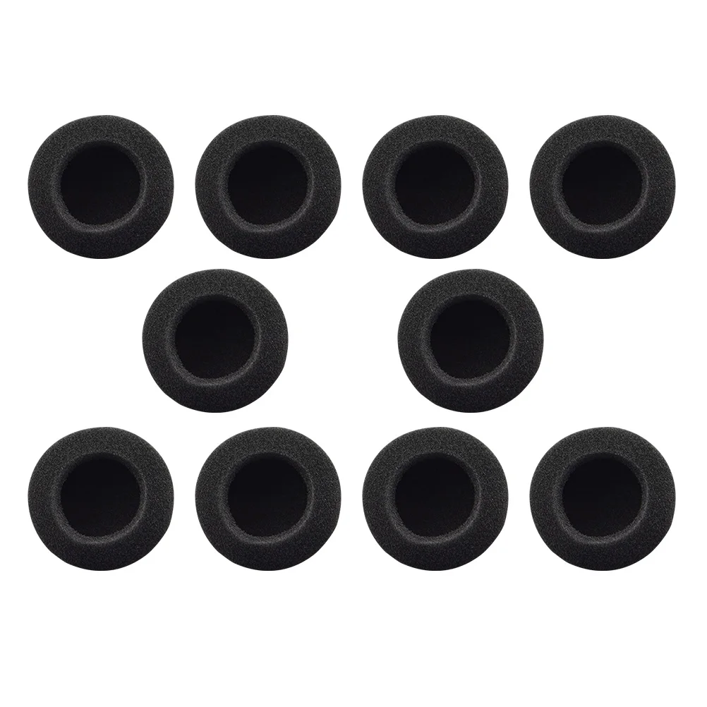 

10Pcs 5.5cm Ear Pads for Headphones Anti-Wear Fabric Design Comfortable Fit Replaces Damaged Lost Original Earpieces