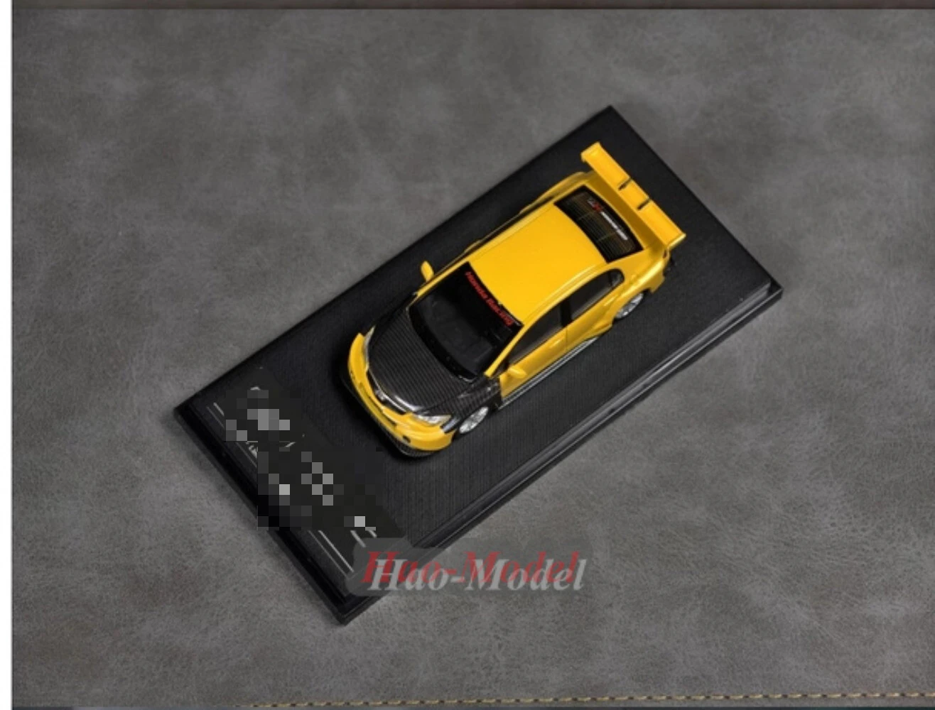 tpc-1-64-ホンダシビックタイプ-r-fd2-合金ダイキャストカーモデルおもちゃ趣味ディスプレイシミュレーションコレクション大人のギフト黄色