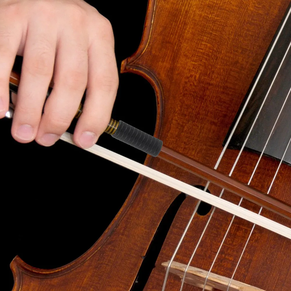 

4Pcs Replacement Violin Bow Skin Non-Slip Rubber Grip Sleeve for Improved Durability and Comfort Bow Accessories for Violin and