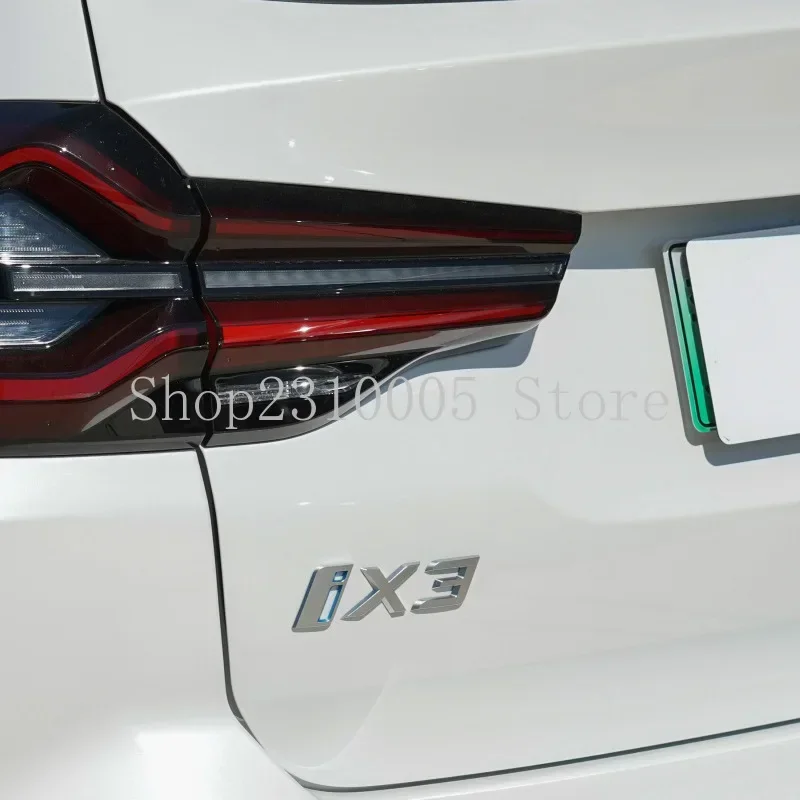 I IX I3 IX3 eDrive ABS Car Emblem for BMW Trunk Model Nameplate Badge Logo New Electric Cars Chrome Matte Silver Glossy Black