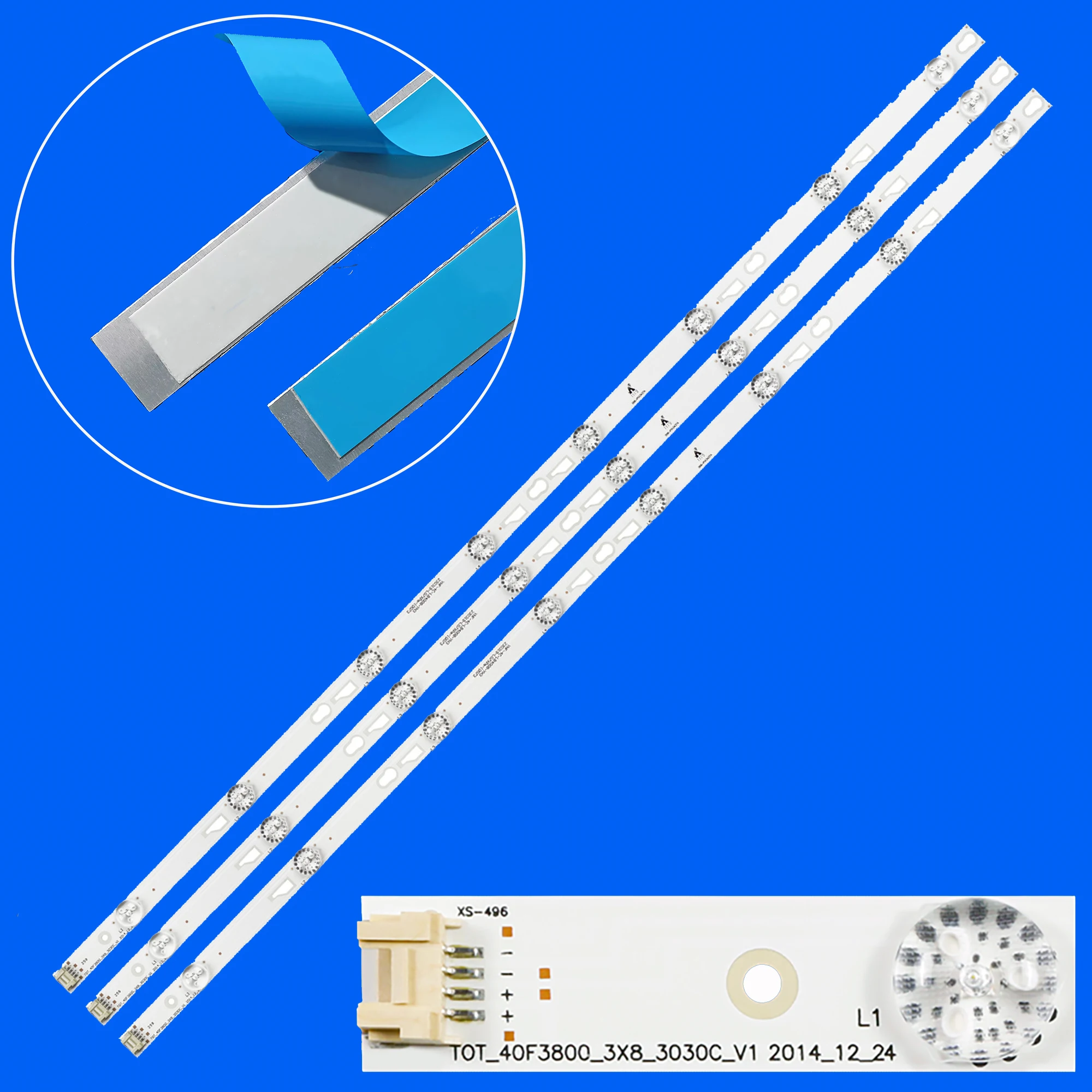 LED Backlight Strips For L40D2730B FLTV-40T11 L40F3303B 40FD2700 40FS3850 L40D2730A LED40D2710B LED40D2700B L40S4700FS 40S560