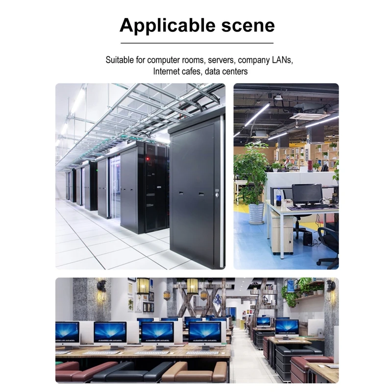 Blocco down del pannello patch Ethernet 1U con montaggio a parete/su rack per dropship cablaggio CAT6