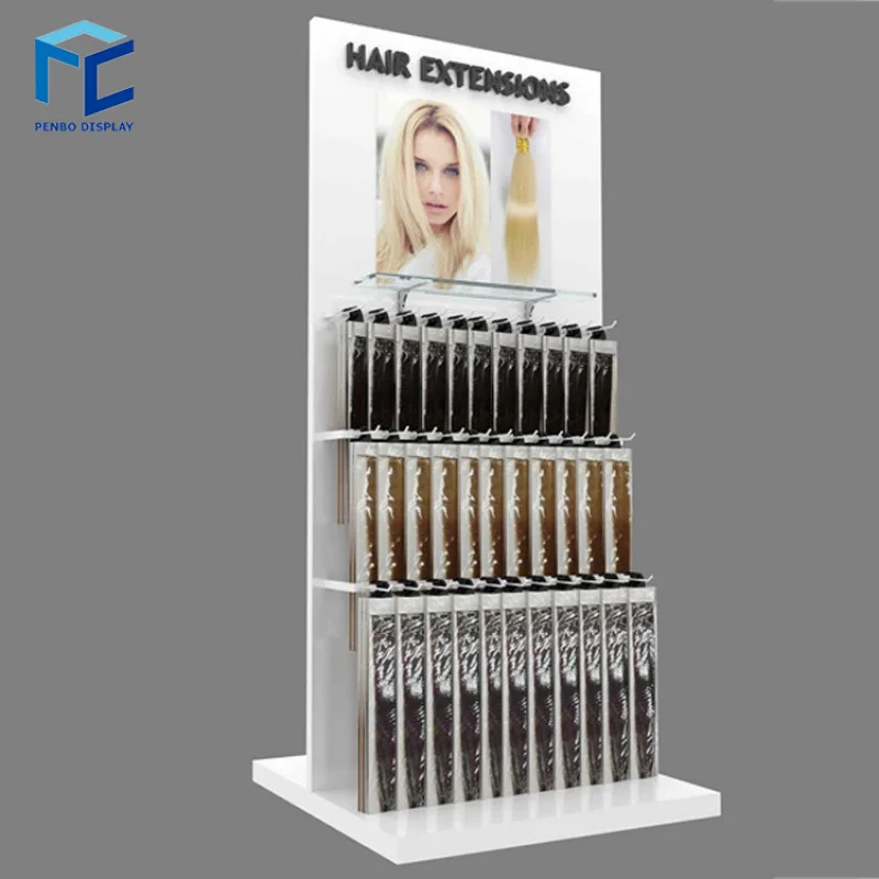 2025customized.Customized High Quality Factory Price Retail hair extension display Cabinet Wig-shop-design