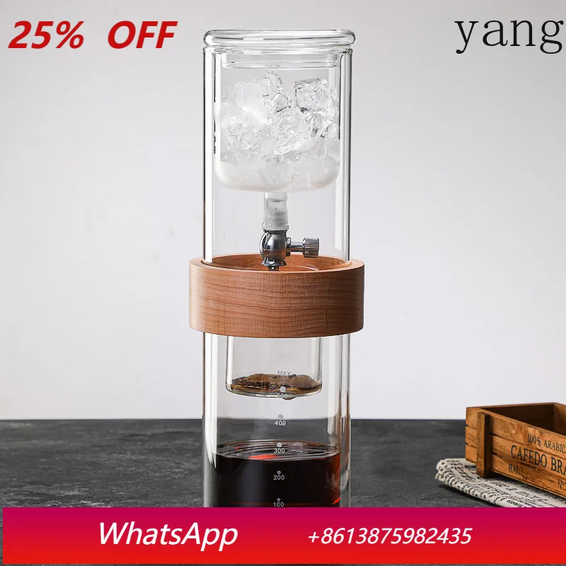 

Glass cold brew, double ice drop coffee machine, hand brewing coffee tool