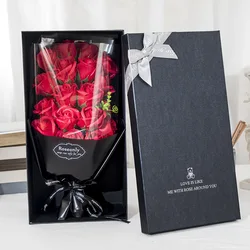Artificial Rose Flowers Bouquet Gift Box For Mom Mother's Day Gifts Party Supplies Accessories Birthday Girlfriend Gift Boxs