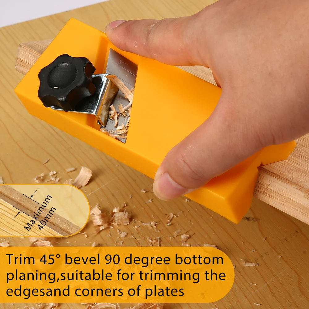 Wood Carpentry Tool Right Flat Angle Chamfer Hand Tools Professional Woodworking accessories Manual Planer For Wood Hand Trimmer