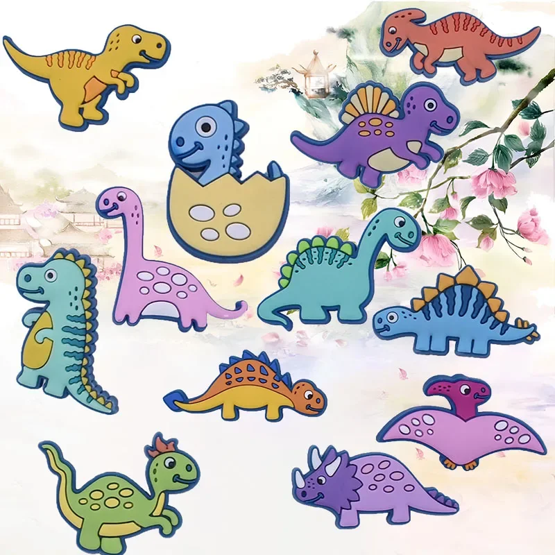 

Shoe Charms for Crocs Accessories Tyrannosaurus Rex Shoes Charm for Croc Decorations Pins Men Accessory Jeans Woman Clogs Clips