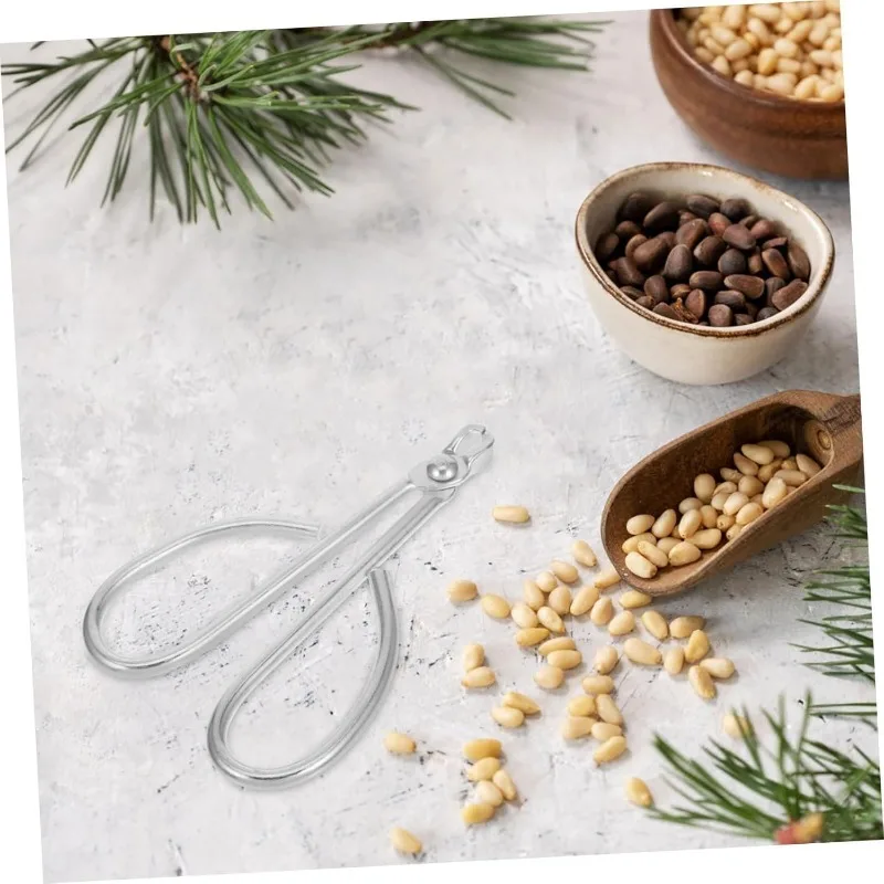 Heavy Duty Stainless Steel Nut Sheller Chestnut Walnut Pine Nut Cracker Easy Shelling Tool view 5