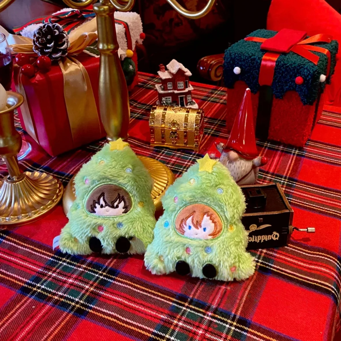 Bungo Stray Dogs character plush doll Christmas tree design dazai osamu Nakahara Chuuya character doll plush toy doll super gift