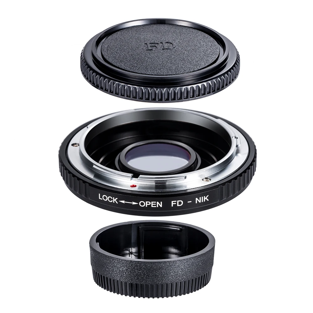 K&F Concept Lens Adapter for Canon FD mount lens to Nikon F D5300 D5600 D750 D780 D810 D850 Df D5 D6