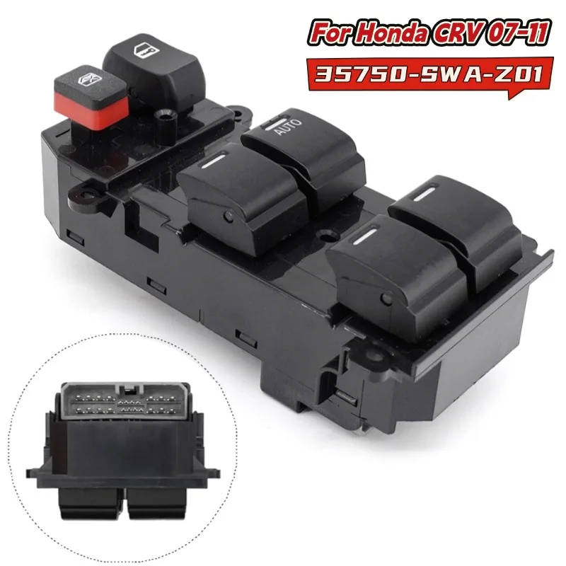 

For Honda CRV 07-11 Car Window Lift Regulator Glass Switch 35750-SWA-Z01 Power Window Switch Replacement Car Parts