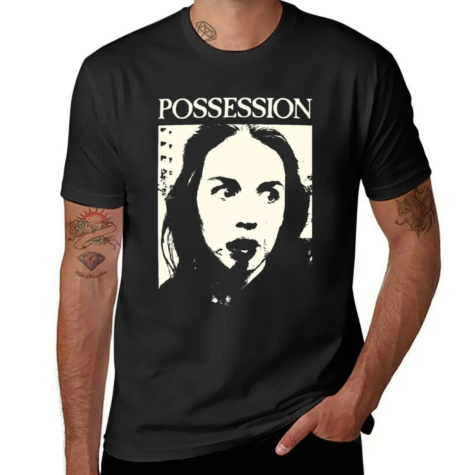 POSSESSION T-Shirt summer top graphic t shirts sweat hippie clothes Men's cotton t-shirt