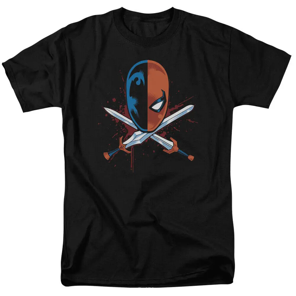 Deathstroke Crossed Swords T Shirt Licensed Comic Book Black