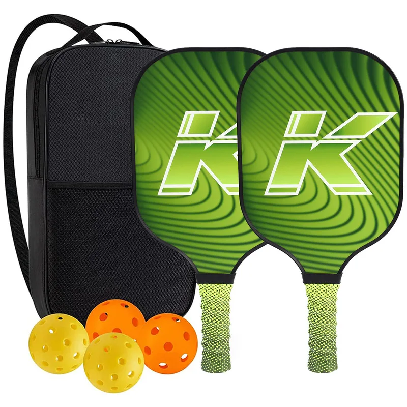 Pickleball Paddles USAPA Approved Set Rackets Honeycomb Core 4 Balls Portable Racquet Cover Carrying Bag Gift Kit Indoor Outdoor