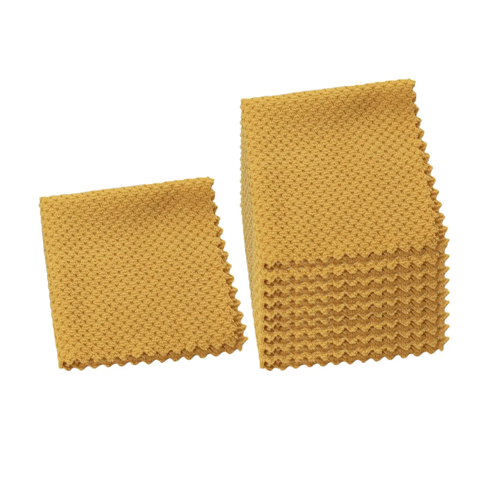 

10 штук многоразовых салфеток из микрофибры для уборки: для окон, дома, офиса, посуды, кухни