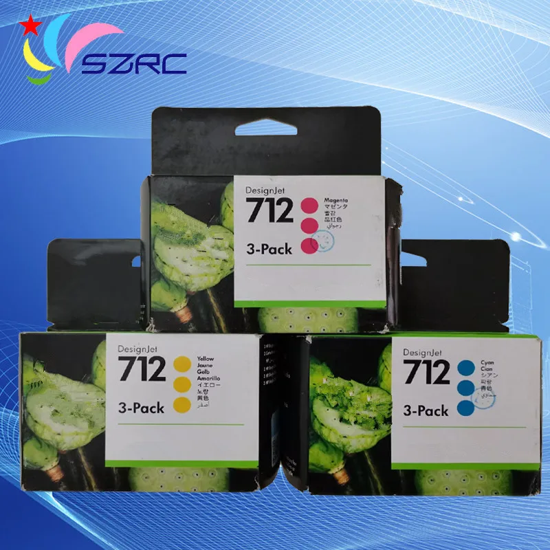 Original new 712 ink cartridge 3ED77A 3ED78A 3ED79A 3ED67A 3ED68A 3ED69A For HP Designjet T650 T630 T250 T210 T230 T250 Printer