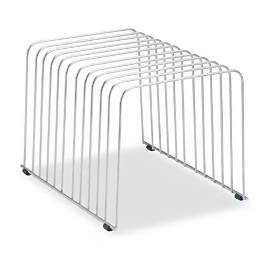 

Desktop Organizer, 11 Sections, 9" x 11.375" x 8", Wire, Silver 72012 (72012)