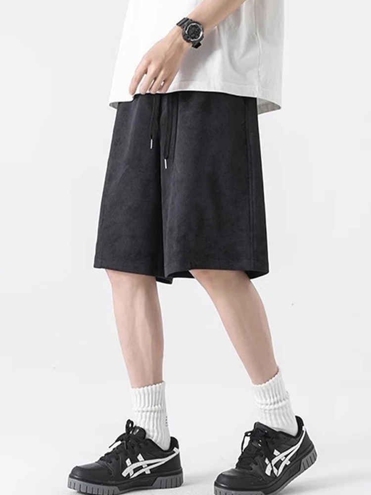 

American Retro Sport orts Men Summer Loose Five-Quarter Straight Casual Dstring Tied Dye Breathable Comfortable Faion