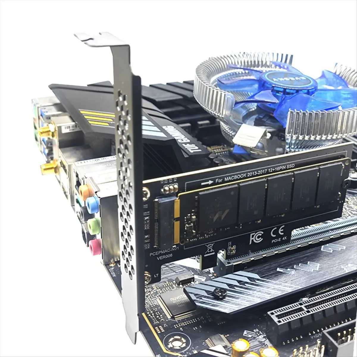 PCI-E 4X to 12+16PIN SSD Convert Adapter Card 12+16PIN to PCI-E X4 CAA