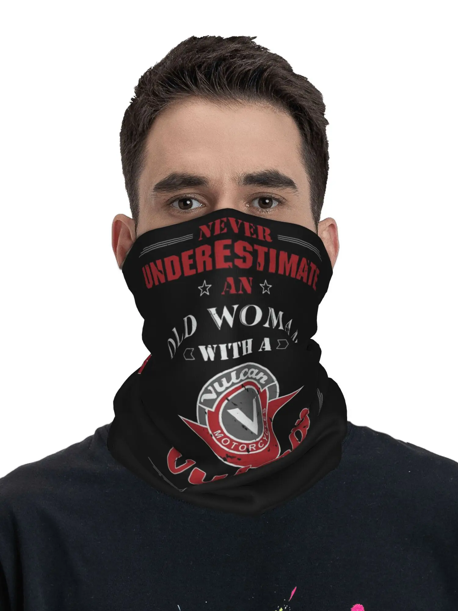 AliExpress GIOIO Underestimate Woman 1 Vulcan VN 800 Motorcycle worn Bandana Neck Gaiter Printed Mask Scarf Cycling Scarf Running Unisex Adult