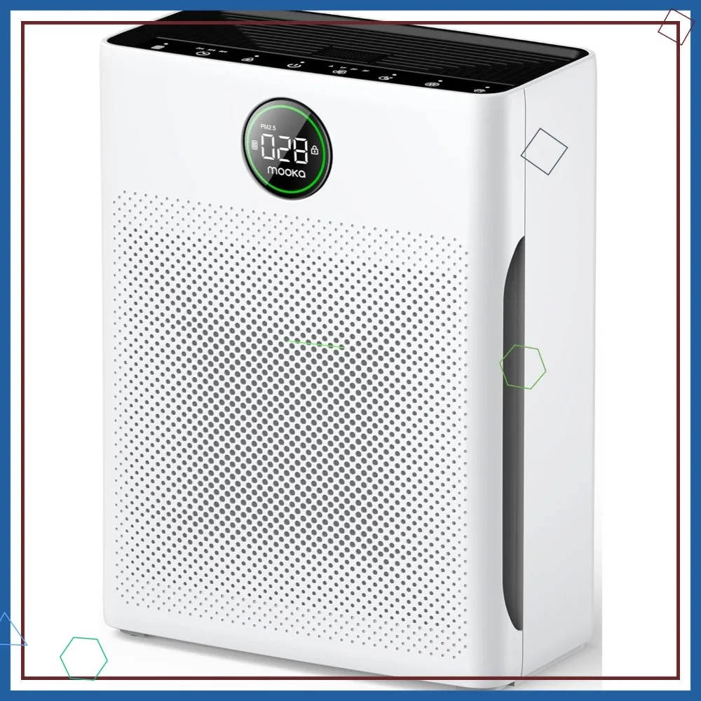 

Large Room Air Purifier up to 2200sq.ft with PM2.5 Display, Washable Filter for Home, Bedroom, Office, Pets