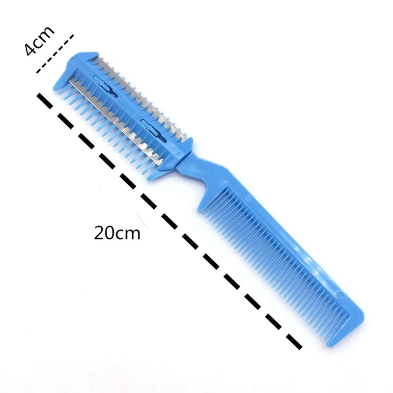 Pet Hair Trimmer Comb Cutting Cut Dog Cat With 2 Blades Grooming Razor Thinning Hairbrush Comb for Cleaning Grooming Supplies