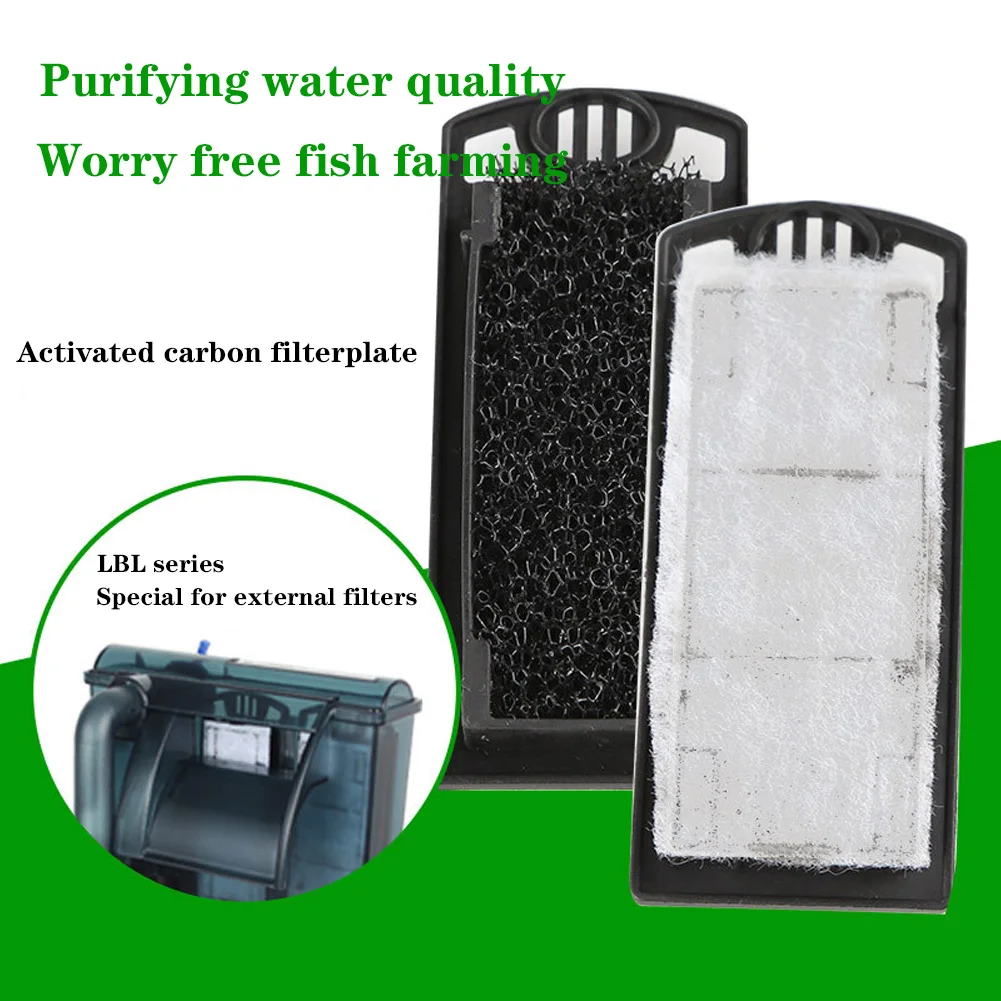 Auqarium Filter Cartridges Hang On Filter Replacement Plates Carbon Turtle Tank Filter Sponges Compatible