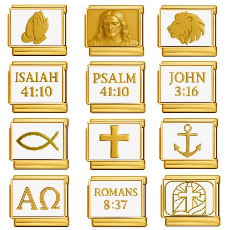 سوار سحر إيطالي من الفولاذ المقاوم للصدأ بتصميم السيد المسيح الجديد 2025 برابط 9 ملم هدايا مجوهرات للرجال والنساء يدوي الصنع