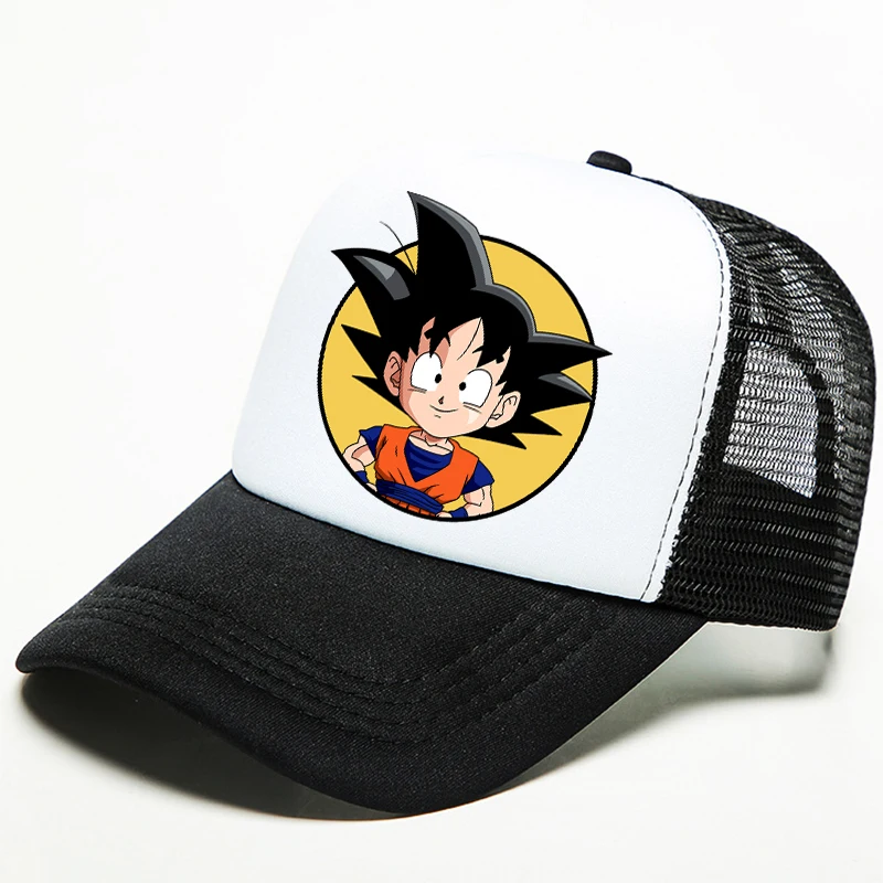 Dragon Ball Son Goku Adult Children Baseball Cap Hip Hop Dome Summer Hat Cartoon Anime Kids Birthday Gifts Adjustable Breathable