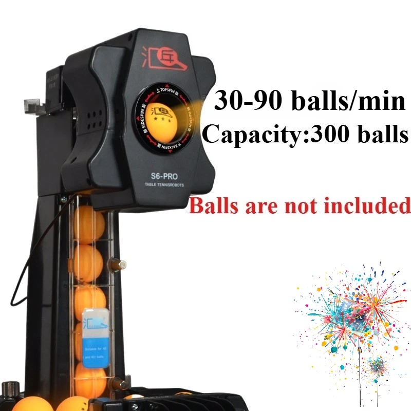 

Table Tennis Serve Machine Multi-rotation and Multi-drop Point Automatic