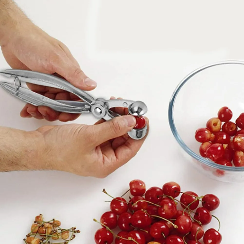 Cherry Pitter Metal Multi Function Core Remover for Cherries Dates Olives Kitchen Fruit Pitting Tool Cherry Pit Remover
