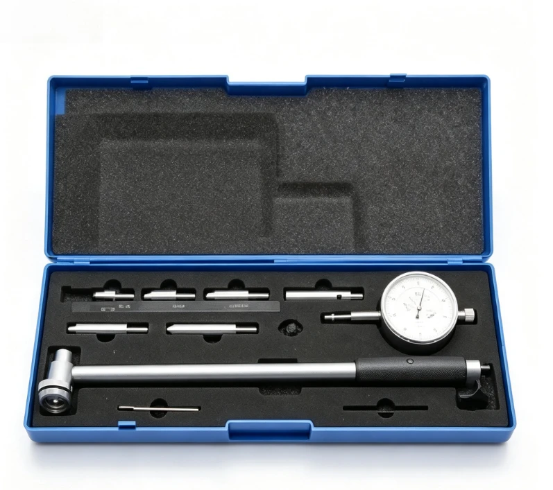 Dial Bore Gauge 3-10mm Range 0.01mm Accuracy Engine Cylinder Tester Interchangeable Probe Internal Diameter Measuring Instrument