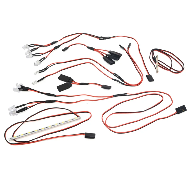 

Новый комплект передних и задних светодиодных фонарей MX-07 8786 для ZD Racing MX-07 MX07 MX 07 1/7, запасные части для радиоуправляемых автомобилей, аксессуары