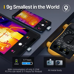 كاميرا التصوير الحراري لأجهزة iPhone و Android InfiRay P2 Pro Thermal Imager كاميرا حرارية بالأشعة تحت الحمراء (ليست لأجهزة iPhone Type-C) أفضل 6 مبيعا لرؤية الرؤية الحرارية - رقم 6