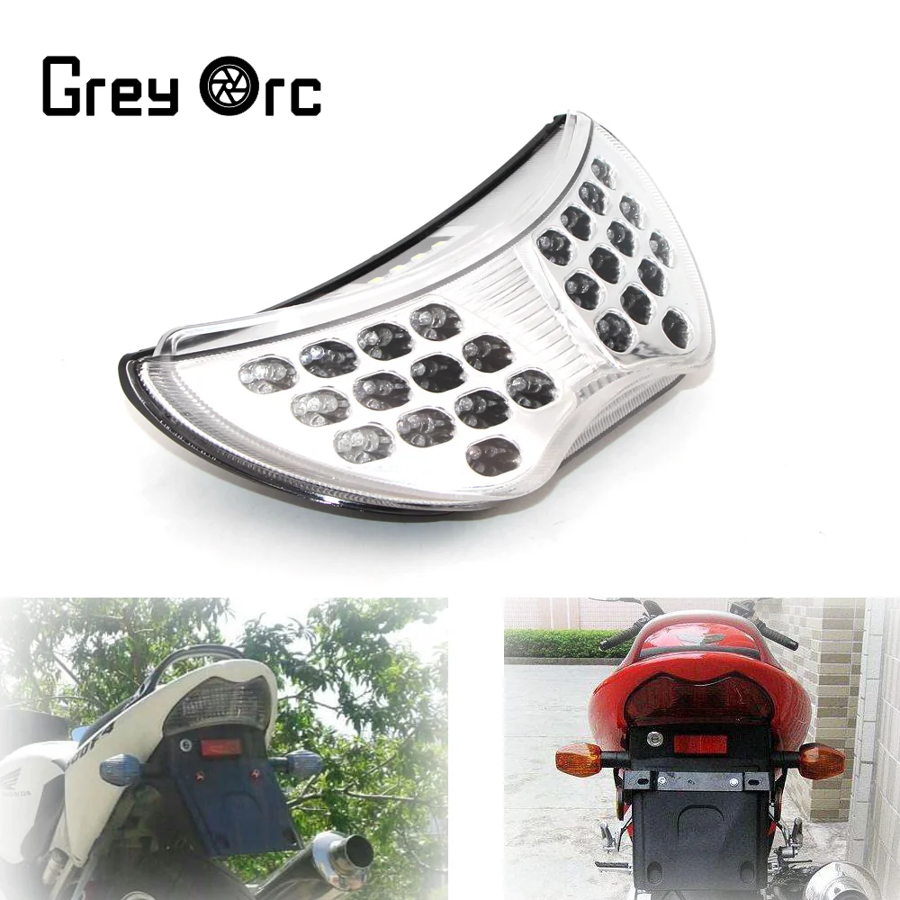 

12V Motorcycle LED Rear Taillight Brake Signal Turn Signal Integration For Honda CBR 600 F4/F4i CBR 600 F CBR 900 RR Accessories