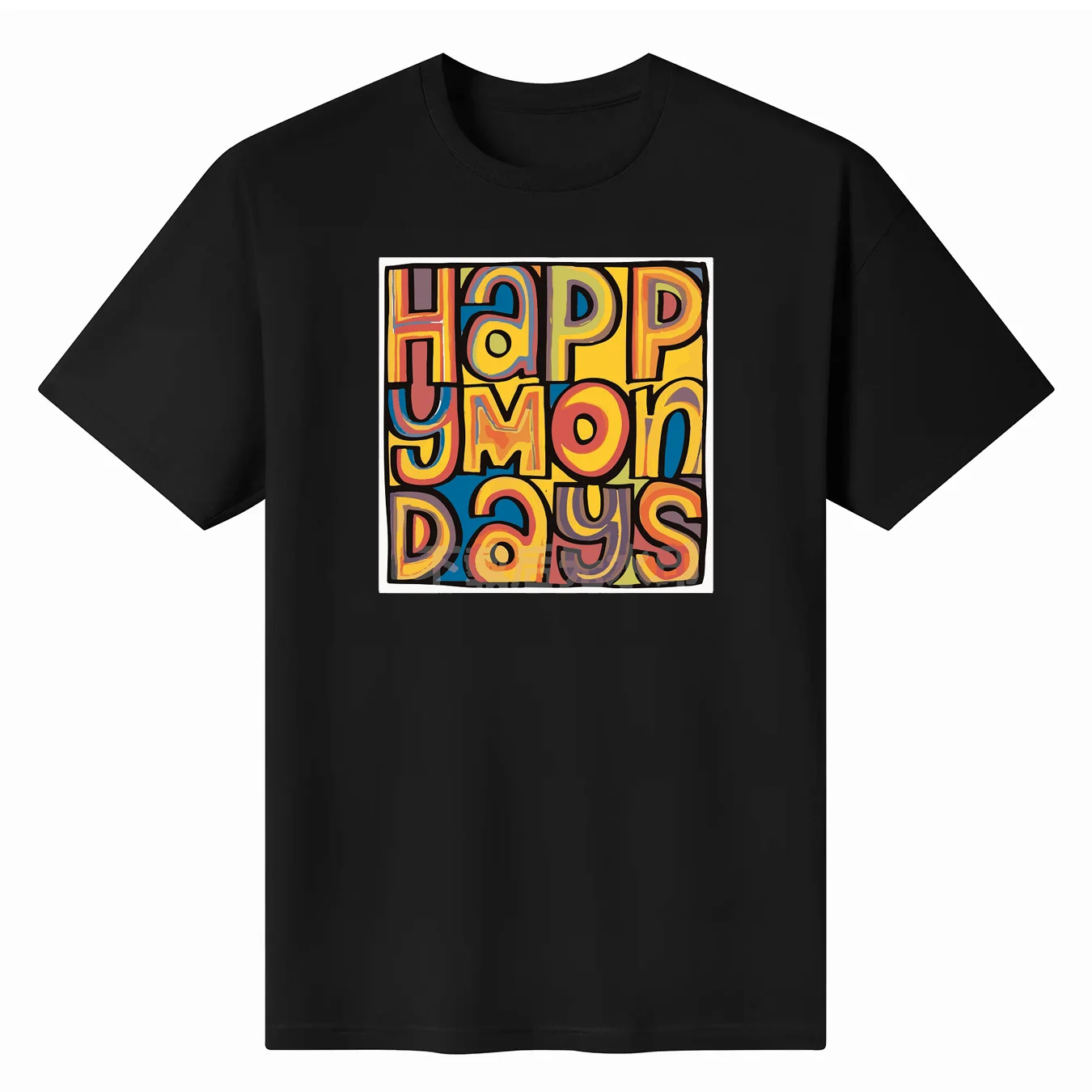 

2024 New Fashion High Quality Happy Mondays Indie Dance Madchester Rave White Black Comfortable Breathable Cotton T Shirt