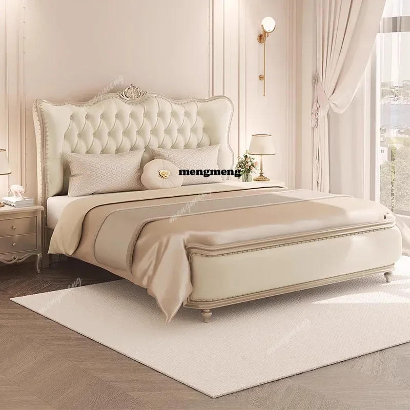 Luxury Princess Bed Bedroom Modern Girls Castle Massage Bed Sleeping Human Dog Double Frame Letto Matrimoniale Unique Furniture