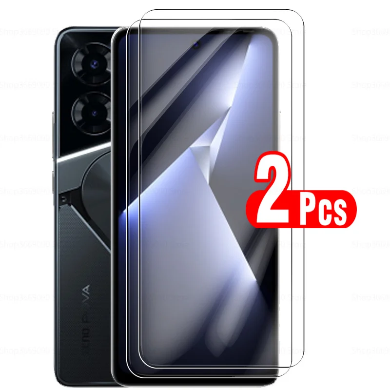 2pcs full cover screen protector tempered glass for Tecno Pova 5 Pro 5Pro Pova5 Pova5Pro 4G phone protective glass LH8n LH7n