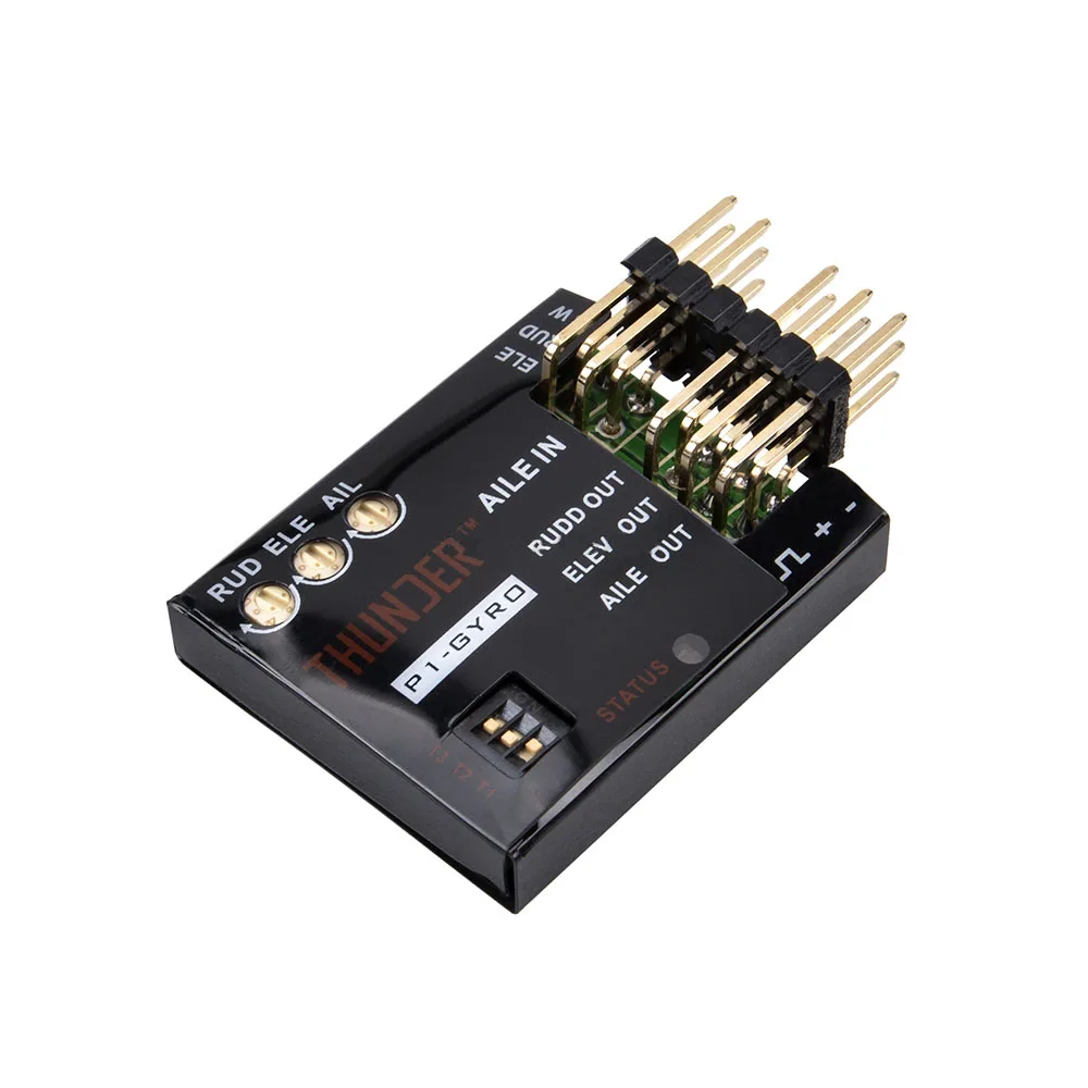 Novo controlador de vôo de 3 eixos P1-GYRO, sistema estabilizador P1 giroscópio para avião de asa de vôo fixo SU27