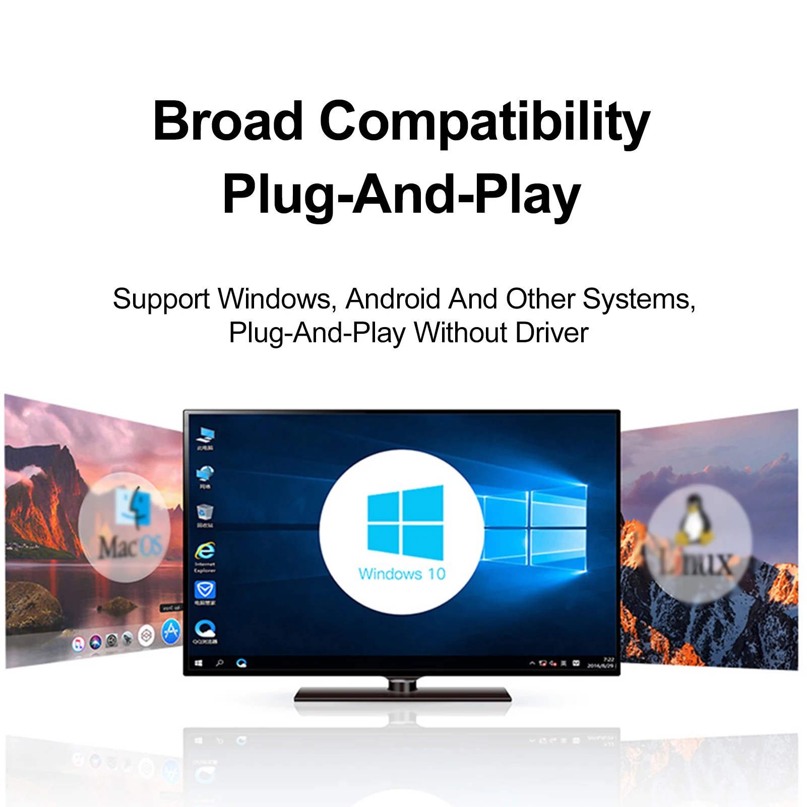 2.5" External Hard Drive HDD USB 3.0 Portable Mobile Hard Disk with Stable Transmission Metal Hard Drive for Laptop/Computer/Mob