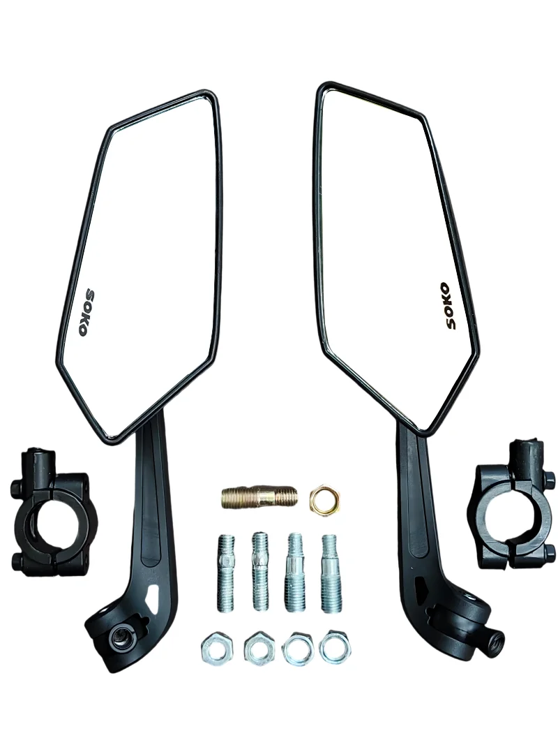 

Universal Bicycle Motorcycle Scooter E-Bike Cafe Racer Retro Rearview HD Clear Wide Range Back Sight MTB Cycling Accessories