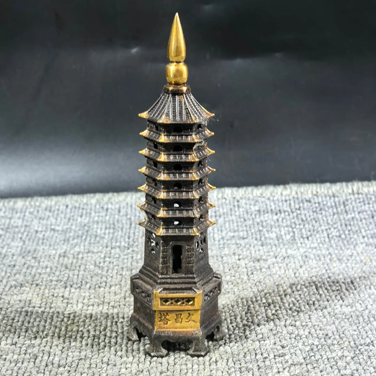 Pure copper gilded Wenchang Tower