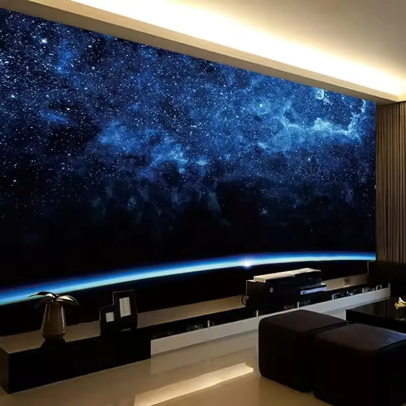 Custom Photo Wallpaper For Walls 3D Beautiful Starry Sky Mural Modern Living Room Bedroom TV Background Wall Decor Wall Paper