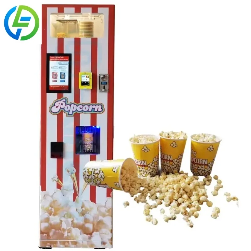 Customized Best Selling Profit Boosting Fast Heating Professional Popcorn Maker High Quality Commercial Popcorn Vending Machine
