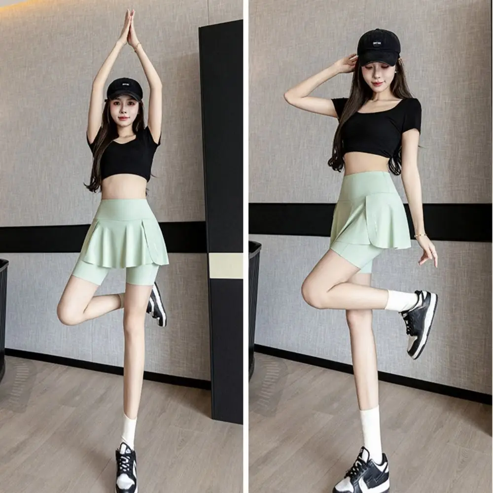 

Шорты для фитнеса с боковыми карманами, леггинсы с высокой талией, узкие эластичные леггинсы, однотонные спортивные штаны для йоги с карманами, женская одежда