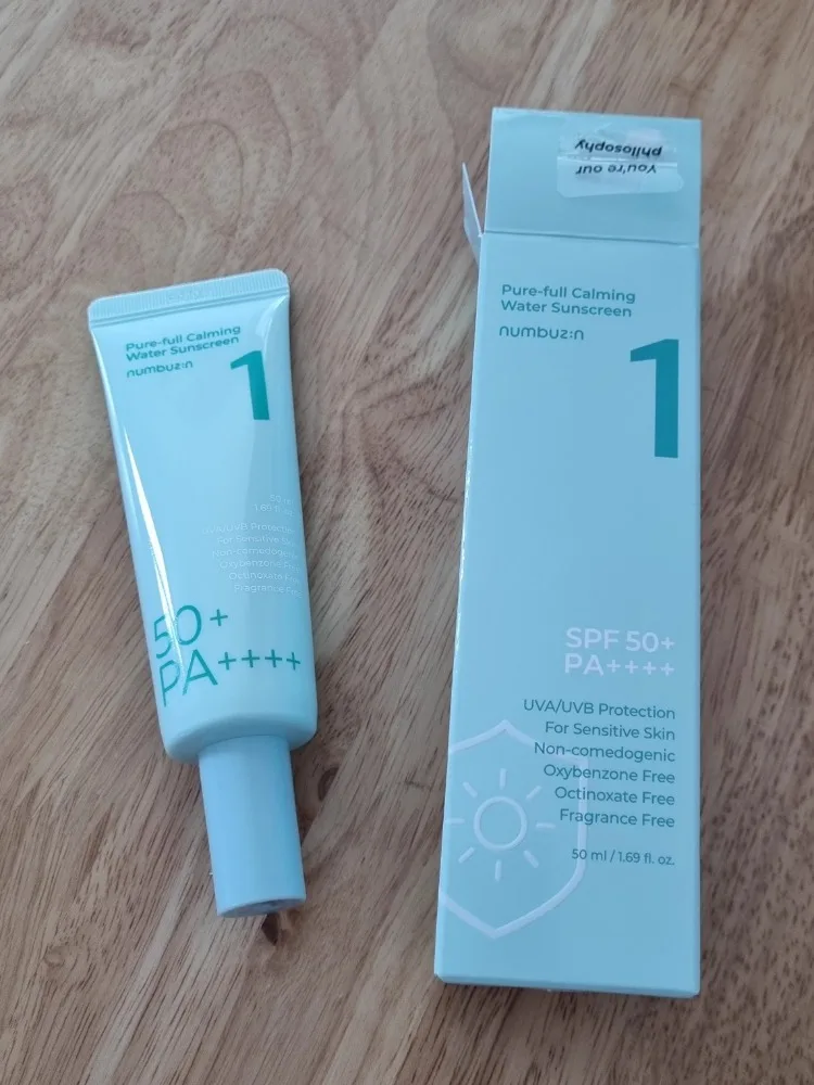 Korea Make-up Numbuzin Nr. 1 Kühlung erfrischende beruhigende Sonnencreme 50ml spf50 pa Cen tella Asiatica feuchtigkeit spendende seltene Schönheit