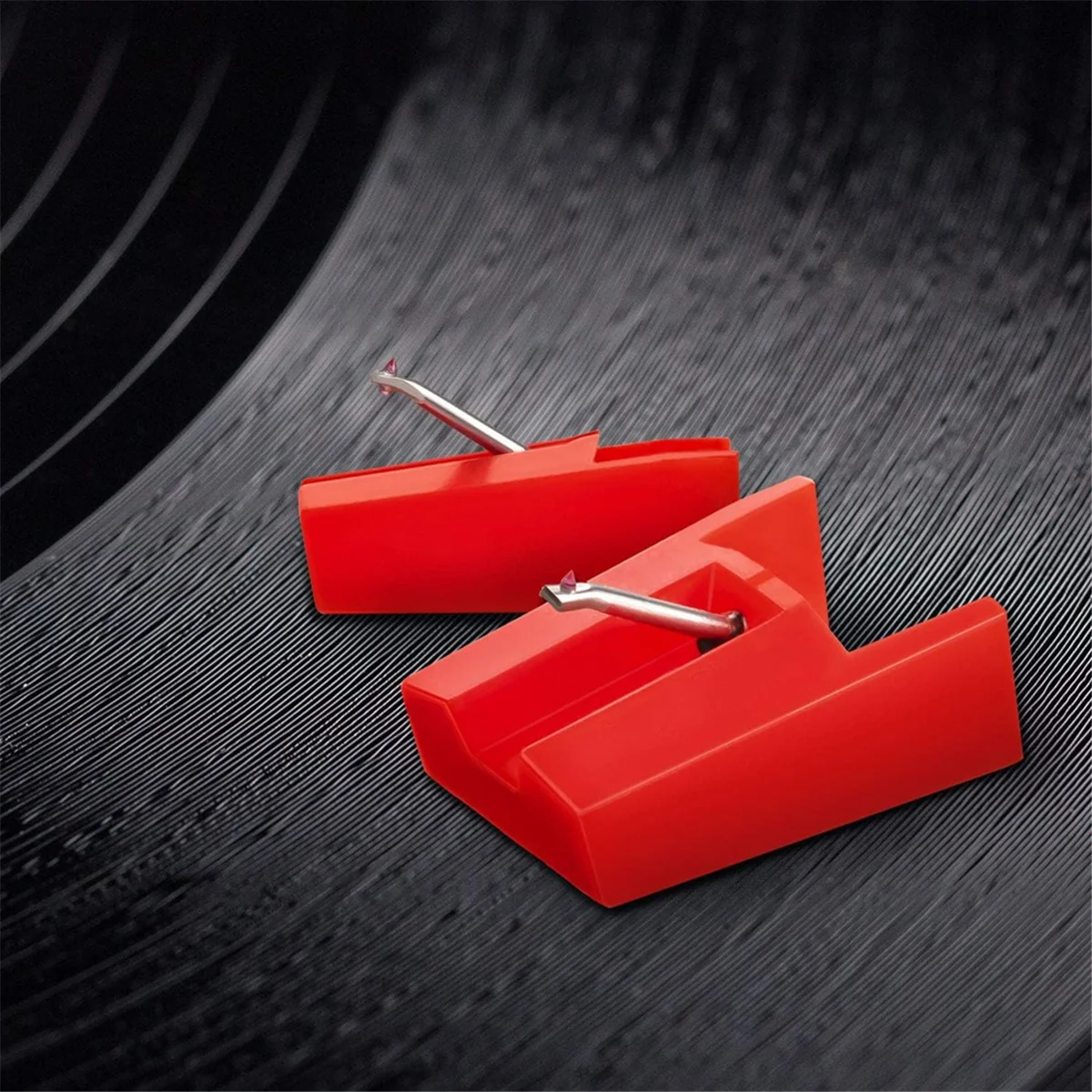 A002 2pack Turntable Needle Record Player Stylus Replacement for ION ICT04RS - IONTTUSB10, ITTCD10, LPDock, LP2CD, LP2Flash