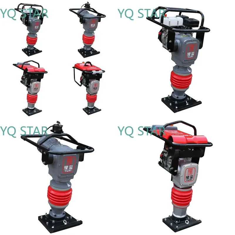 HCR-100 Earth Rammer Machine Soil Compaction Tool Construction Equipment Landscaping Foundation Work